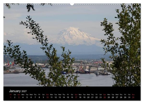 Produktbild: From Pacific to the Mountains 2027 (High Quality Premium Wall Calendar 2027 DIN A2 landscape),CALVENDO 12 Month Wall Calendar