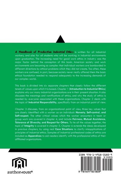Produktbild: A Handbook of Productive Industrial Ethics