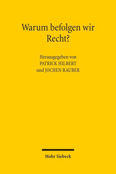 Produktbild: Warum befolgen wir Recht?