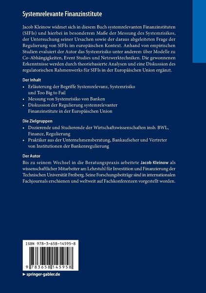 Produktbild: Systemrelevante Finanzinstitute