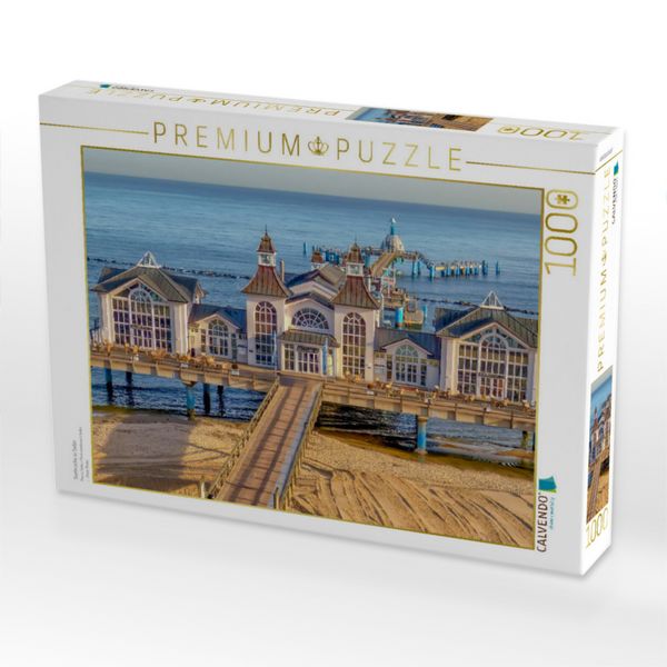 Produktbild: CALVENDO Puzzle Seebr&uuml;cke in Sellin | 1000 Teile Lege-Gr&ouml;&szlig;e 64x48cm Foto-Puzzle f&uuml;r gl&uuml;ckliche Stunden
