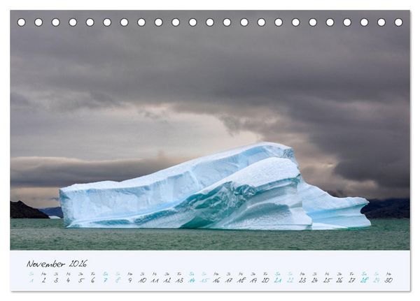 Produktbild: Faszination Eis - In den Fjorden Ostgr&ouml;nlands (Tischkalender 2026 DIN A5 quer), CALVENDO Monatskalender