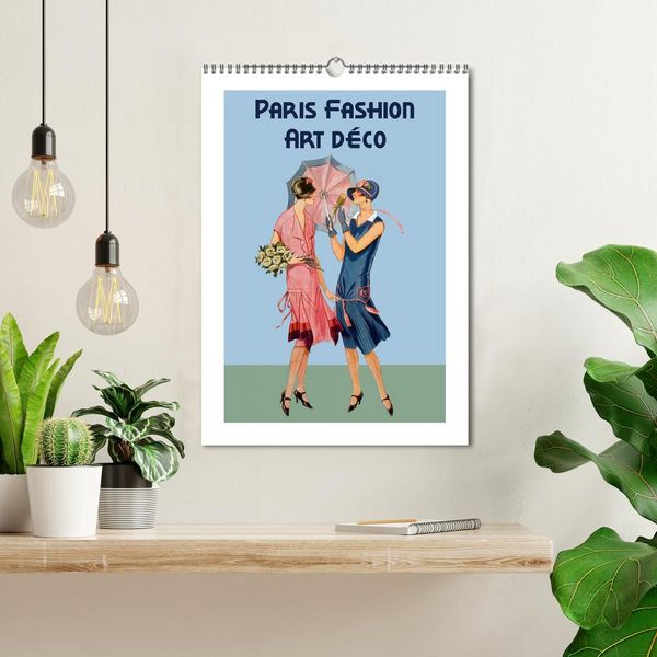 Produktbild: Paris Fashion Art d&eacute;co (Wandkalender 2026 DIN A3 hoch), CALVENDO Monatskalender