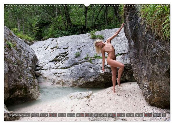 Produktbild: Akt und Natur - im Zauberwald (hochwertiger Premium Wandkalender 2026 DIN A2 quer), Kunstdruck in Hochglanz