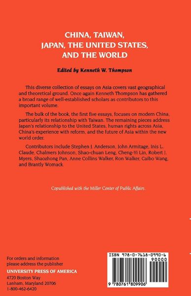 Produktbild: China, Taiwan, Japan, the United States and the World