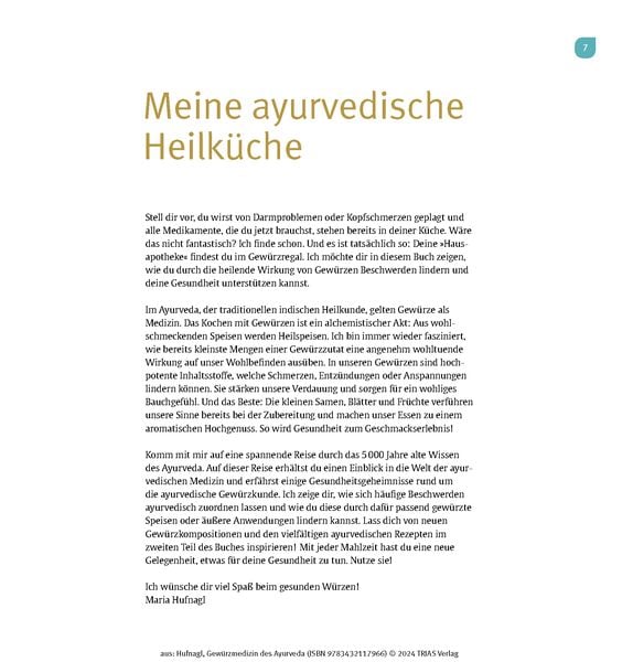 Produktbild: Gew&uuml;rzmedizin des Ayurveda. Die Heilkraft der Gew&uuml;rze nutzen