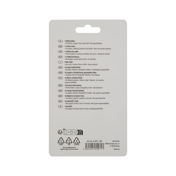 Produktbild: Idena Klebestift 10g 3 St&uuml;ck