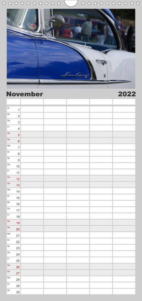 Produktbild: The art of mobility - Auto-Tr&auml;ume in Chrom - Familienplaner hoch (Wandkalender 2022 , 21 cm x 45 cm, hoch)