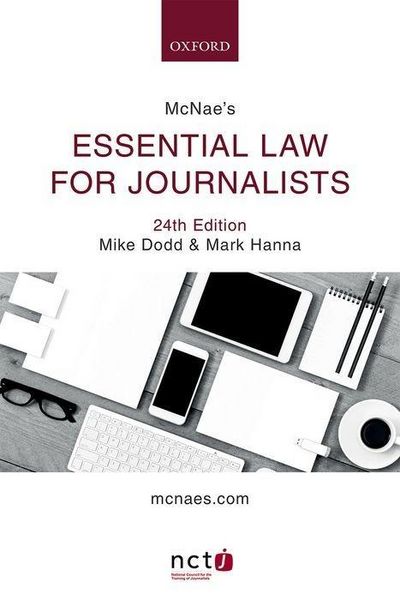Produktbild: Dodd, M: McNae's Essential Law for Journalists