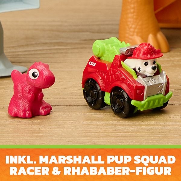 Produktbild: PAW Patrol: Der Dino Film, Pup Squad Lift & Race Dino Spielset mit Racer