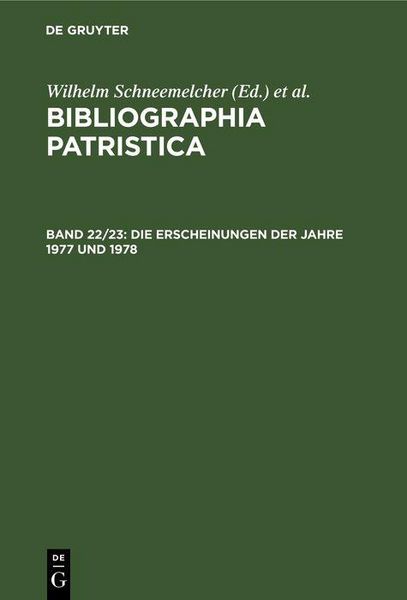 Produktbild: Die Erscheinungen der Jahre 1977 und 1978