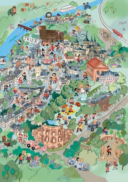 Produktbild: Unser Mosel-Wimmelbuch