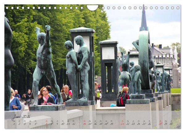 Produktbild: Vigeland (Wandkalender 2026 DIN A4 quer), CALVENDO Monatskalender