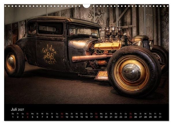 Produktbild: Au&szlig;ergew&ouml;hnliche Autos - Hot Rods (Wandkalender 2027 DIN A3 quer), CALVENDO Monatskalender