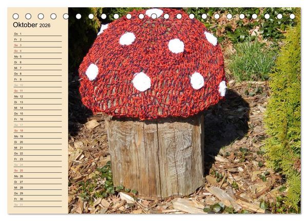 Produktbild: Urban Knitting L&uuml;neburg (Tischkalender 2026 DIN A5 quer), CALVENDO Monatskalender