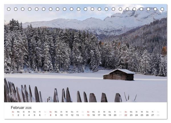 Produktbild: Bergwelten - Vom Voralpenland zu den Zentralalpen (Tischkalender 2026 DIN A5 quer), CALVENDO Monatskalender