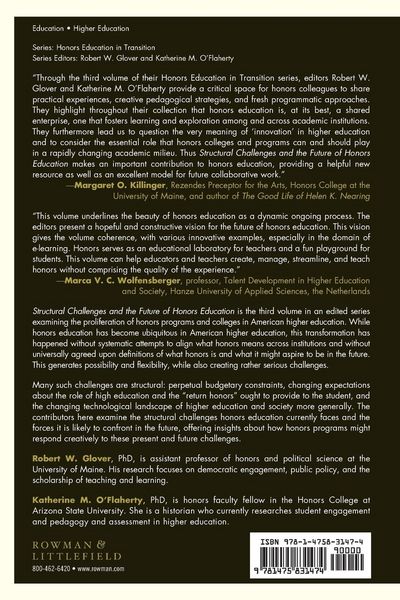 Produktbild: Structural Challenges and the Future of Honors Education