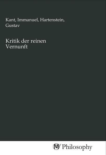 Produktbild: Kritik der reinen Vernunft