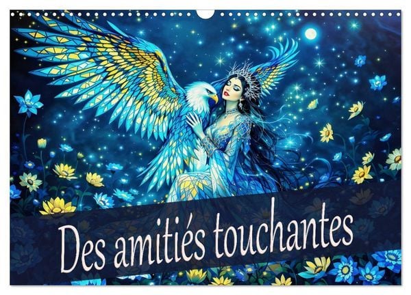 Des amitiés touchantes (Calendrier mural 2026 DIN A3 vertical), CALVENDO calendrier mensuel