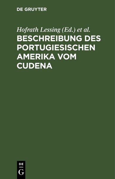 Produktbild: Beschreibung des portugiesischen Amerika vom Cudena
