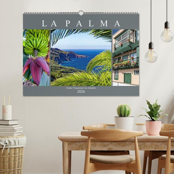 Produktbild: La Palma - Gr&uuml;ne Trauminsel im Atlantik (Wandkalender 2026 DIN A2 quer), CALVENDO Monatskalender
