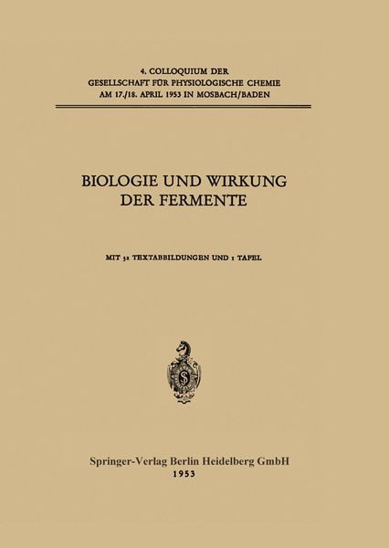 Produktbild: Biologie und Wirkung der Fermente