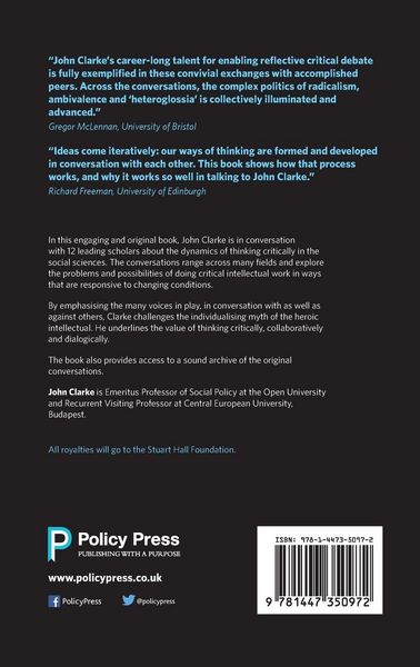 Produktbild: Critical Dialogues