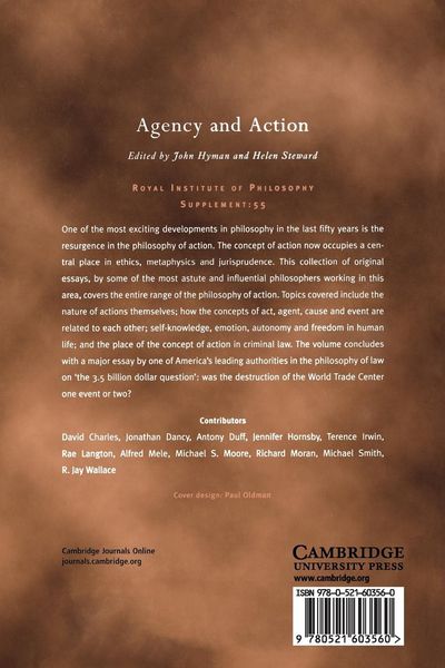 Produktbild: Agency and Action
