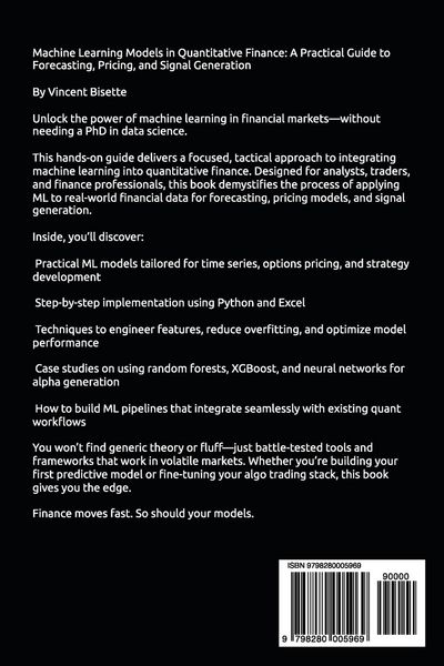 Produktbild: Machine Learning Models in Quantitative Finance
