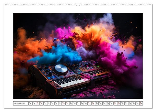 Produktbild: Konzert der Farben (Wandkalender 2026 DIN A2 quer), CALVENDO Monatskalender