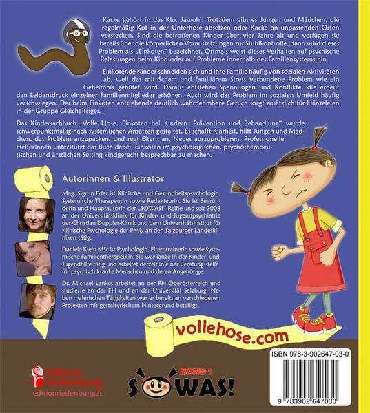 Produktbild: Volle Hose. Einkoten bei Kindern: Pr&auml;vention und Behandlung (SOWAS! Band 1)