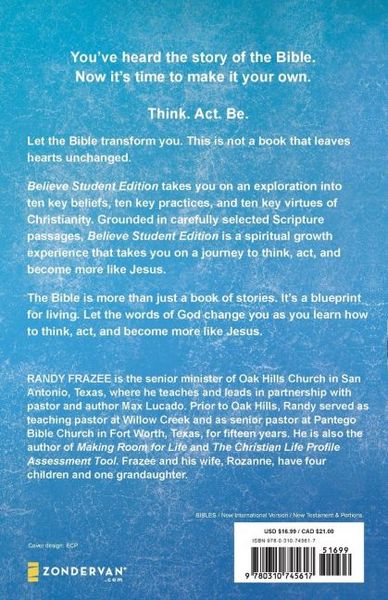 Produktbild: Believe Student Edition, Paperback
