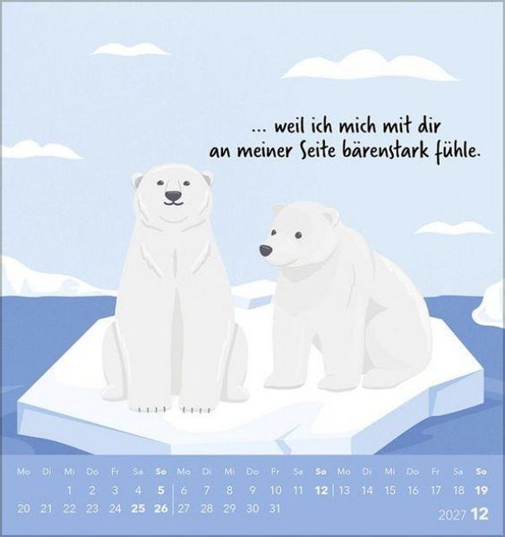 Produktbild: Ich hab dich tierisch gern 2027