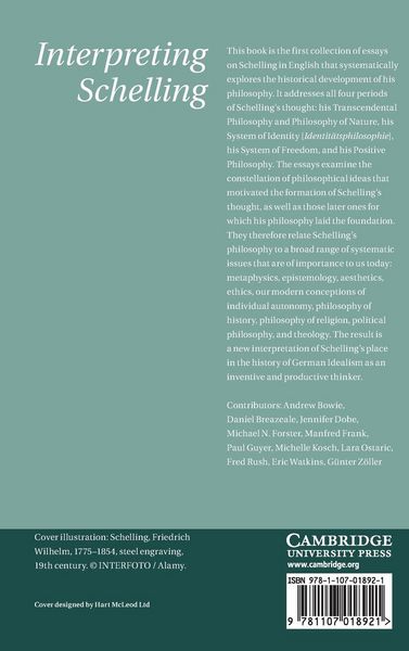 Produktbild: Interpreting Schelling