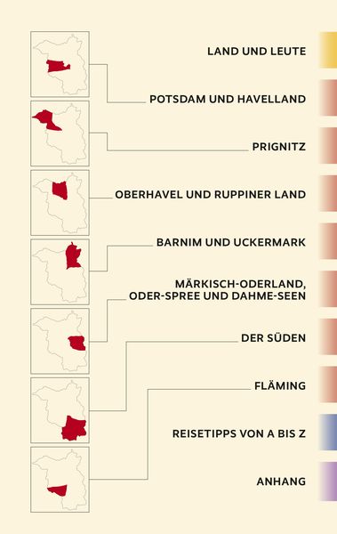 Produktbild: TRESCHER Reiseführer Brandenburg