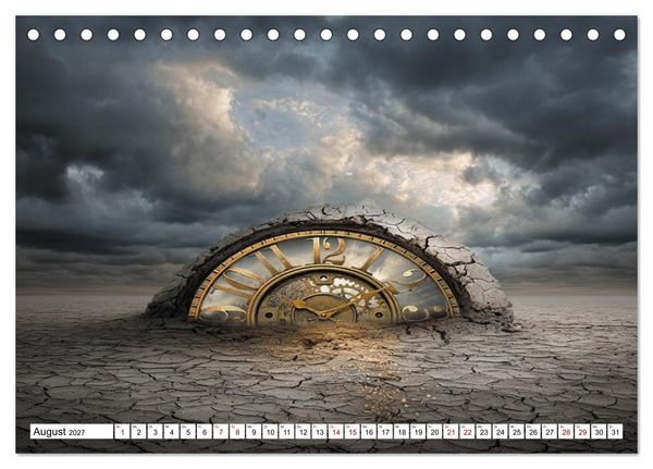 Produktbild: Zeitlandschaften (Tischkalender 2027 DIN A5 quer), CALVENDO Monatskalender