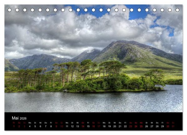 Produktbild: Irland - Rauhe K&uuml;ste und Wilde Natur (Tischkalender 2026 DIN A5 quer), CALVENDO Monatskalender