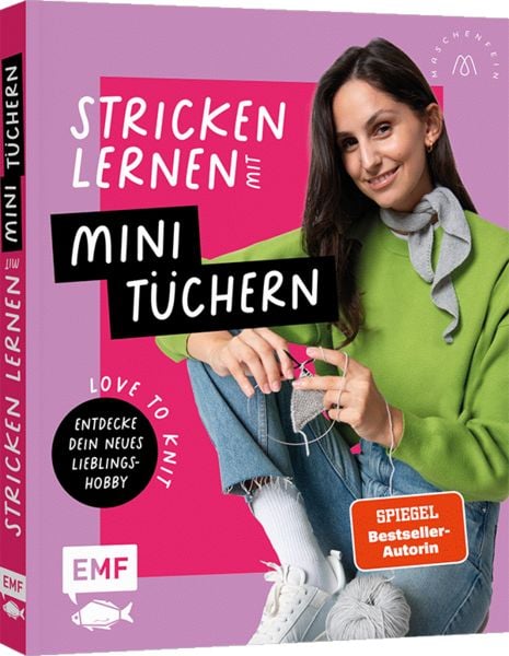 Produktbild: Love to knit: Stricken lernen mit Mini-T&uuml;chern von @maschenfein
