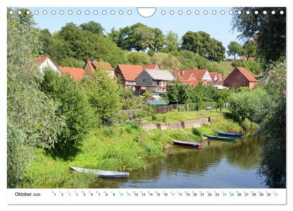 Produktbild: Die Havel entlang - Brandenburg, Rathenow, Havelberg (Wandkalender 2026 DIN A4 quer), CALVENDO Monatskalender