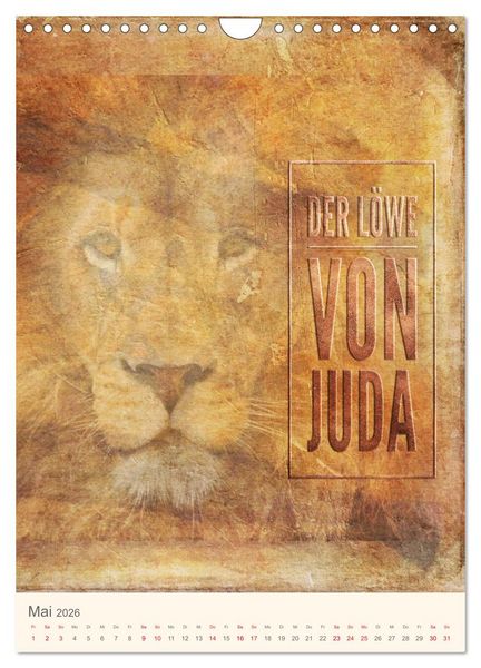 Produktbild: Namen von Jesus (Wandkalender 2026 DIN A4 hoch), CALVENDO Monatskalender