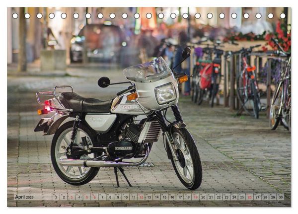 Produktbild: Oldtimer Mopeds - fotografiert von Michael Allmaier (Tischkalender 2026 DIN A5 quer), CALVENDO Monatskalender