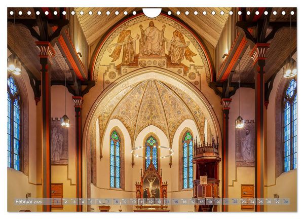Produktbild: Bremer Kirchen von Innen (Wandkalender 2026 DIN A4 quer), CALVENDO Monatskalender