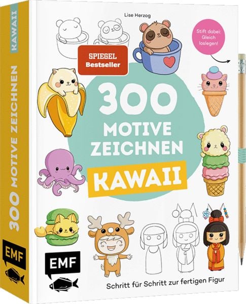 Produktbild: 300 Motive zeichnen &ndash; Kawaii