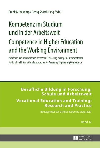 Produktbild: Kompetenz im Studium und in der Arbeitswelt- Competence in Higher Education and the Working Environment
