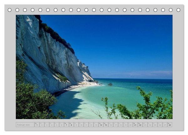 Produktbild: M&ouml;n...die Sch&ouml;nheit einer d&auml;nischen Insel (Tischkalender 2026 DIN A5 quer), CALVENDO Monatskalender