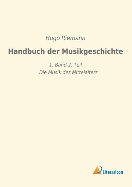 Produktbild: Handbuch der Musikgeschichte