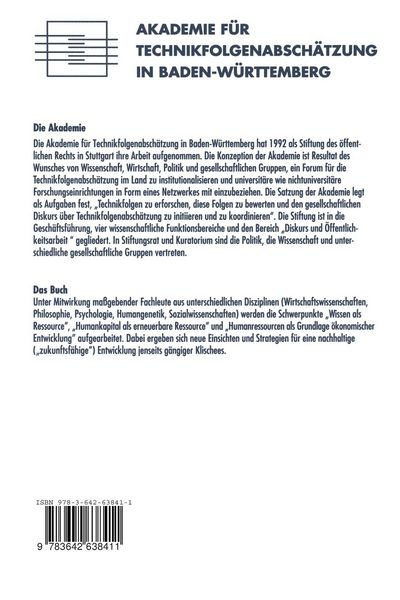 Produktbild: Humankapital und Wissen
