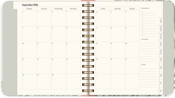 Produktbild: Life Planner Decor Green flow 26/27