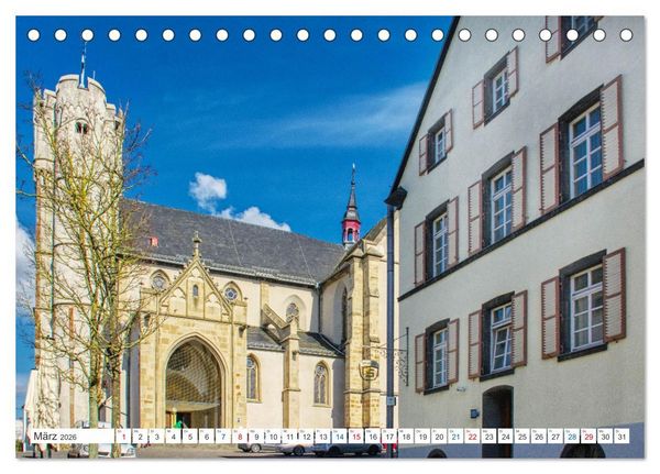 Produktbild: M&uuml;nstermaifeld - Stadt mit Herz und Geschichte (Tischkalender 2026 DIN A5 quer), CALVENDO Monatskalender