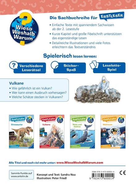 Produktbild: Wieso? Weshalb? Warum? Erstleser, Band 2 - Vulkane